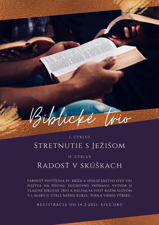 Bratislava, projekt, online, Biblicke Trio