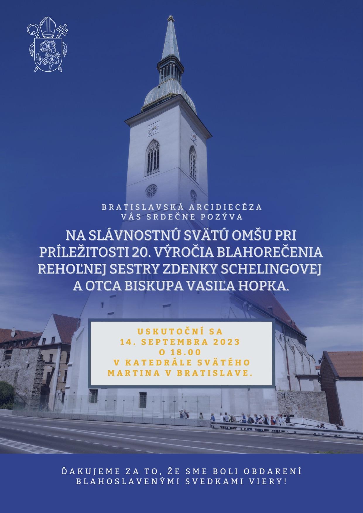 Bratislava, vyrocie, Hopko, Zdenka, plagat