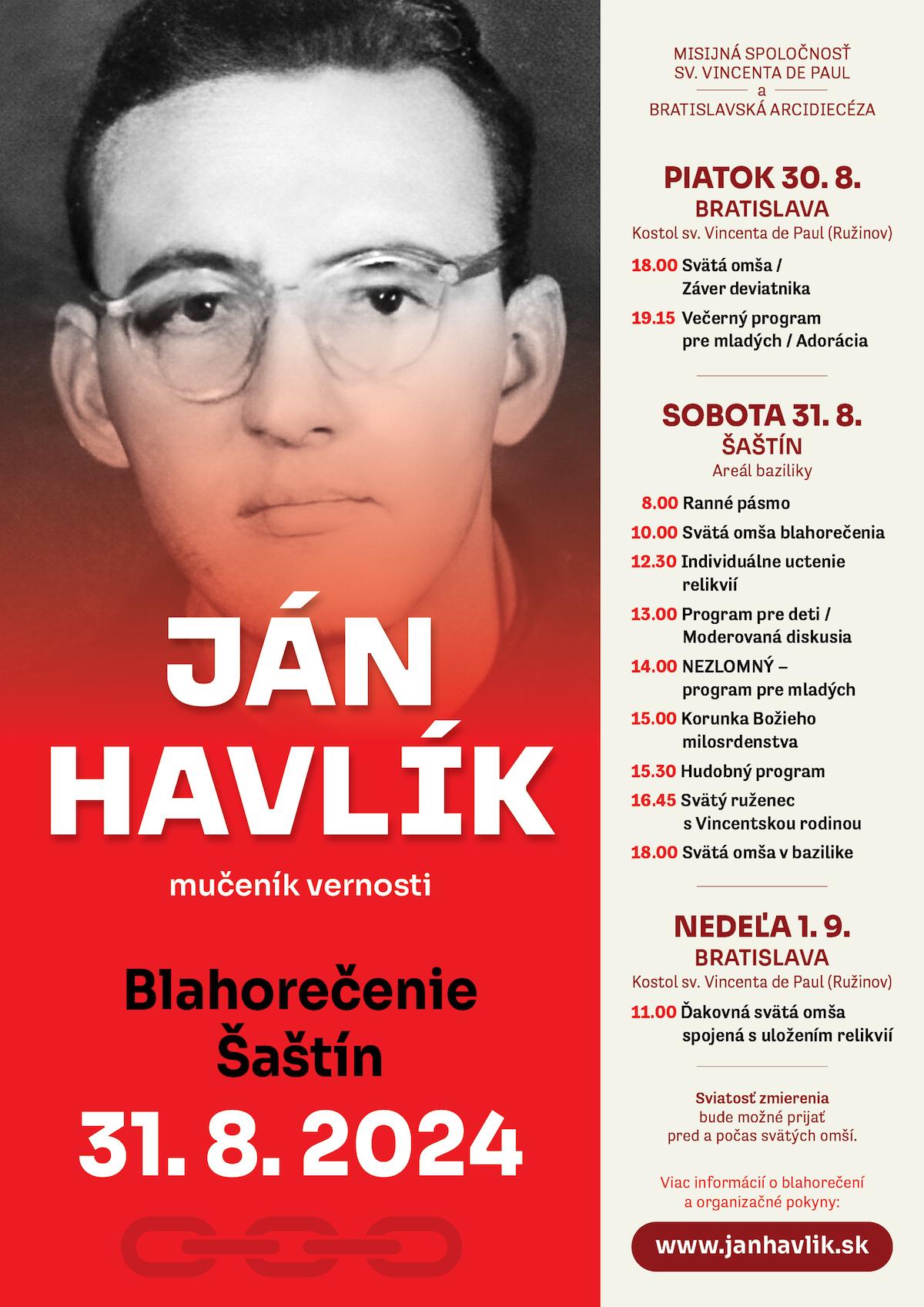 Ján Havlík, program, plagát