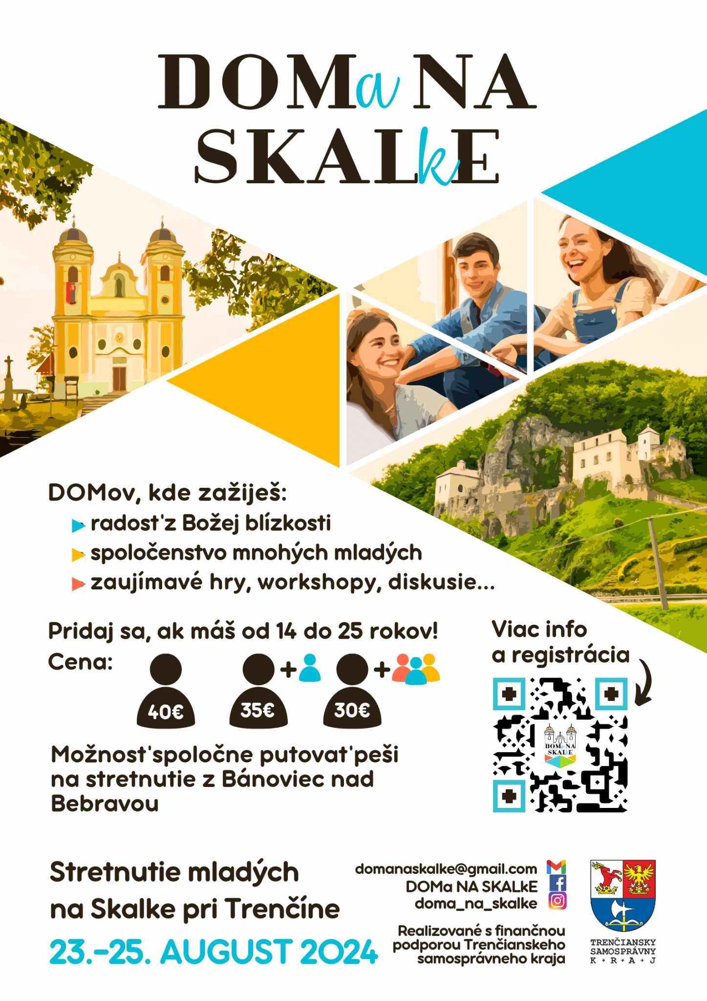 Skalka, mladi, doma, plagát