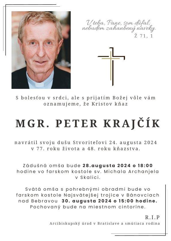 Peter Krajčík, parte