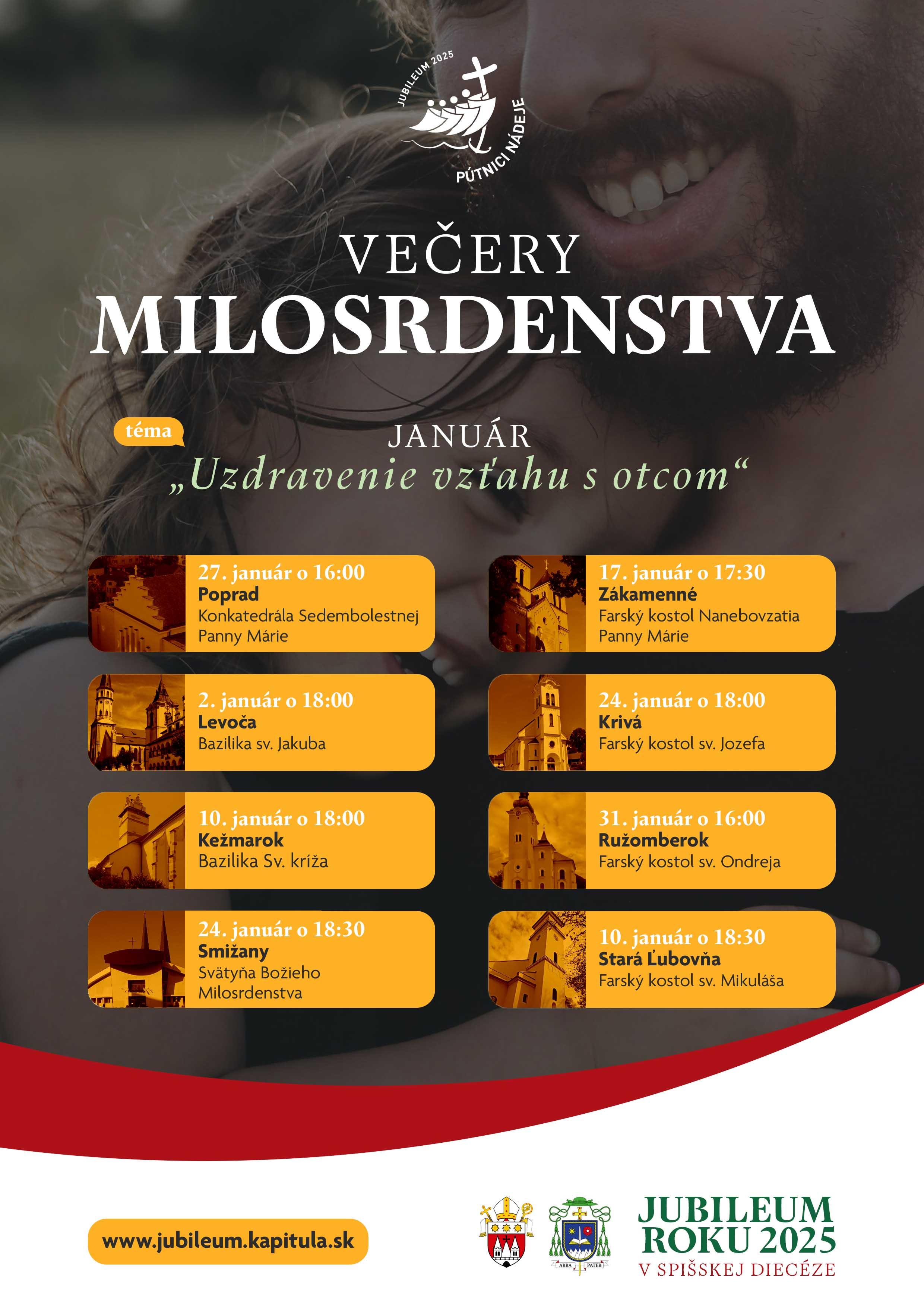 Spišská diecéza, večery milosrdenstva, plagat