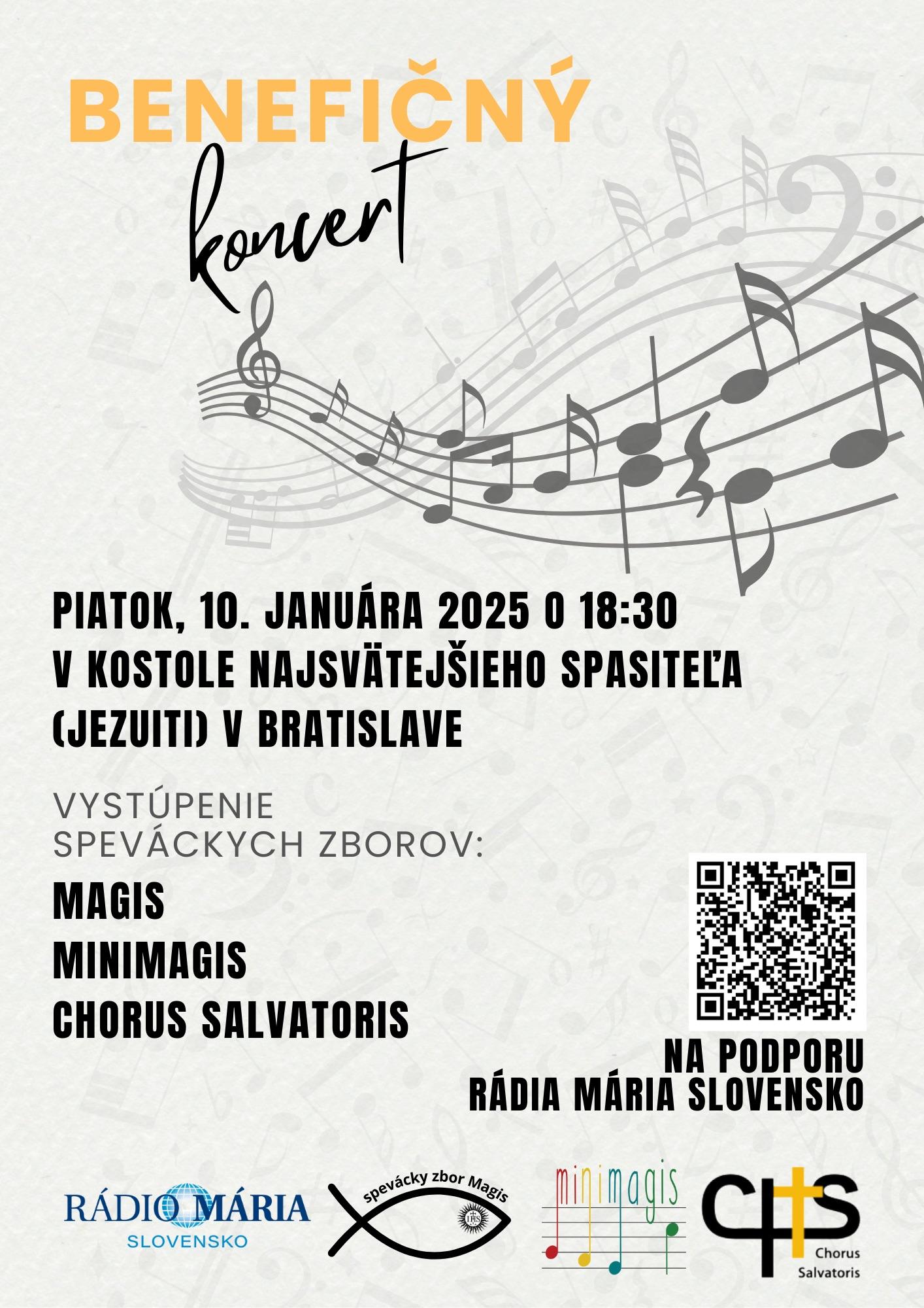 Koncert, Rádio Mária, plagat