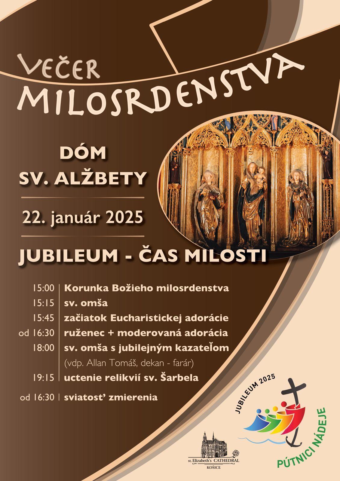 Košice, Jubileum, kríž, Večery milosrdenstva