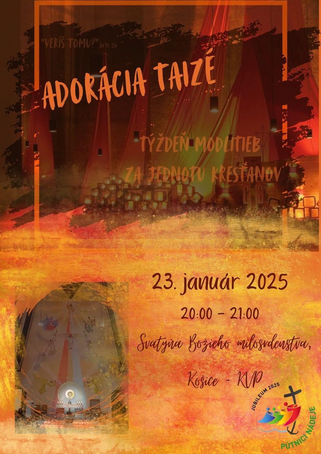 Košice, Taizé, plagát