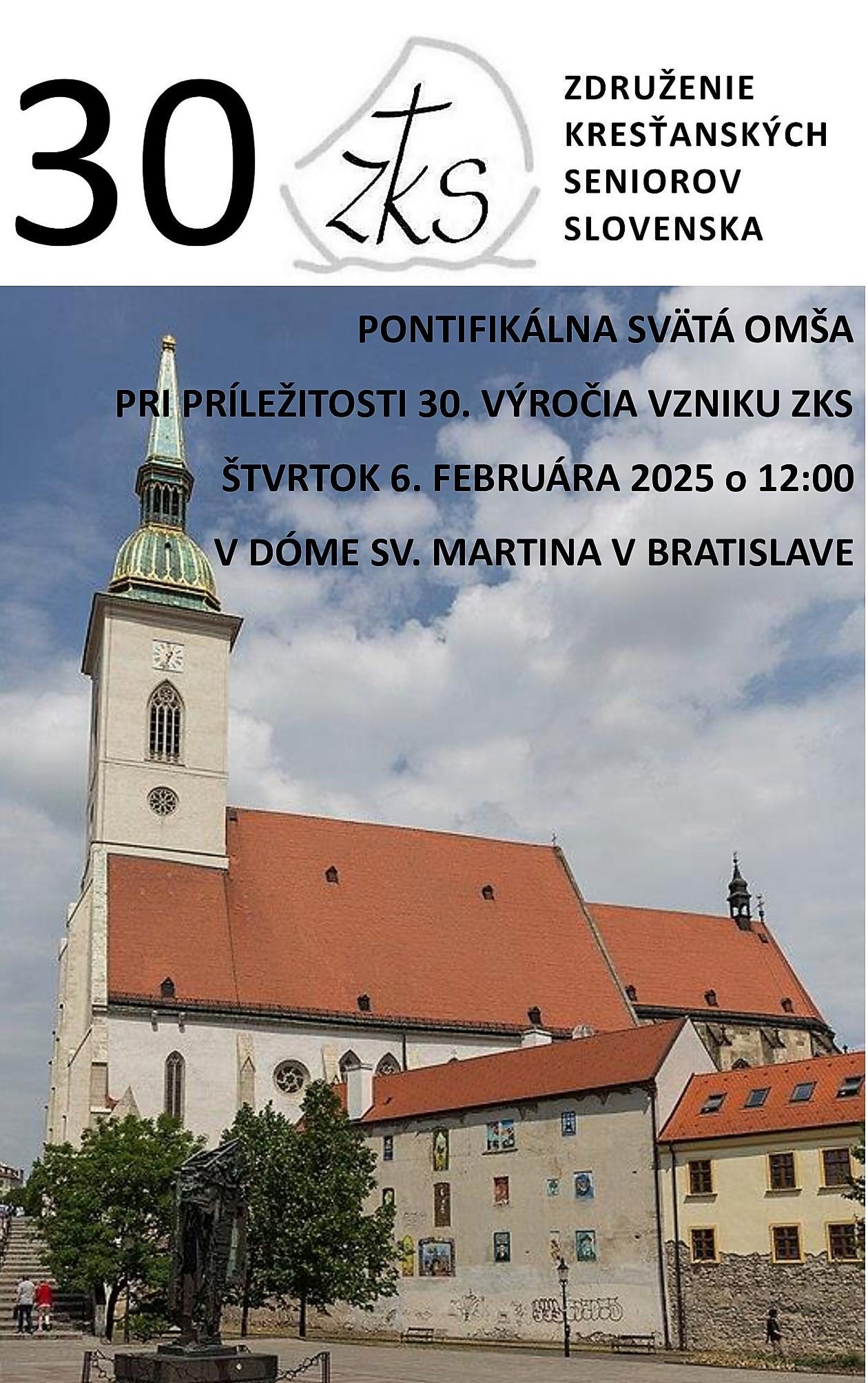 Bratislava, seniori, katedrala, plagat