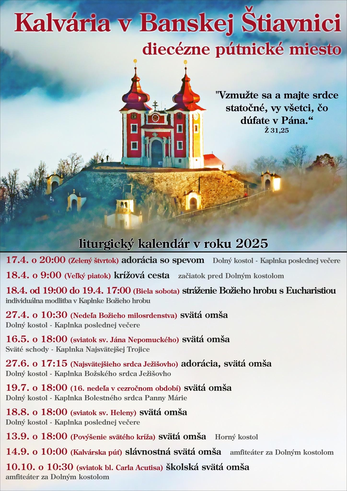 Banská Štiavnica, program, plagát