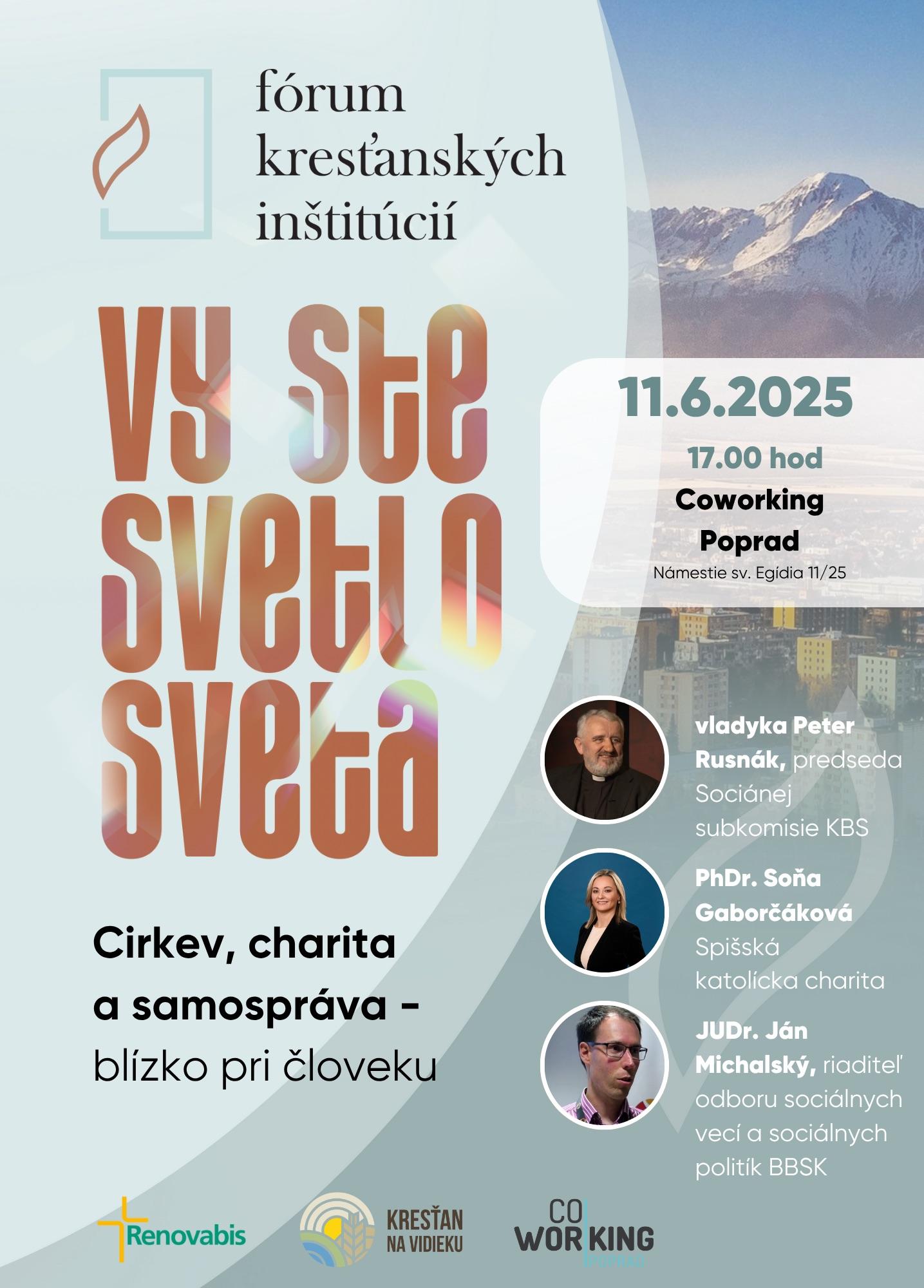 Poprad, diskusia, plagat