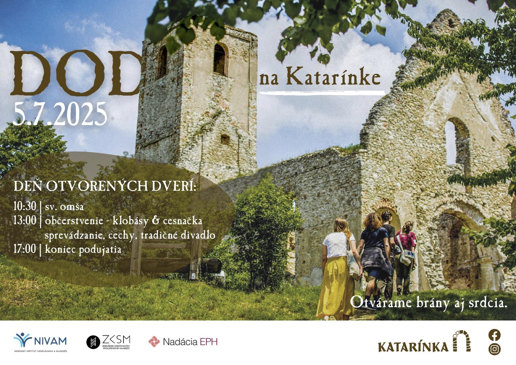 Katarinka, plagat, otvorenie, leto
