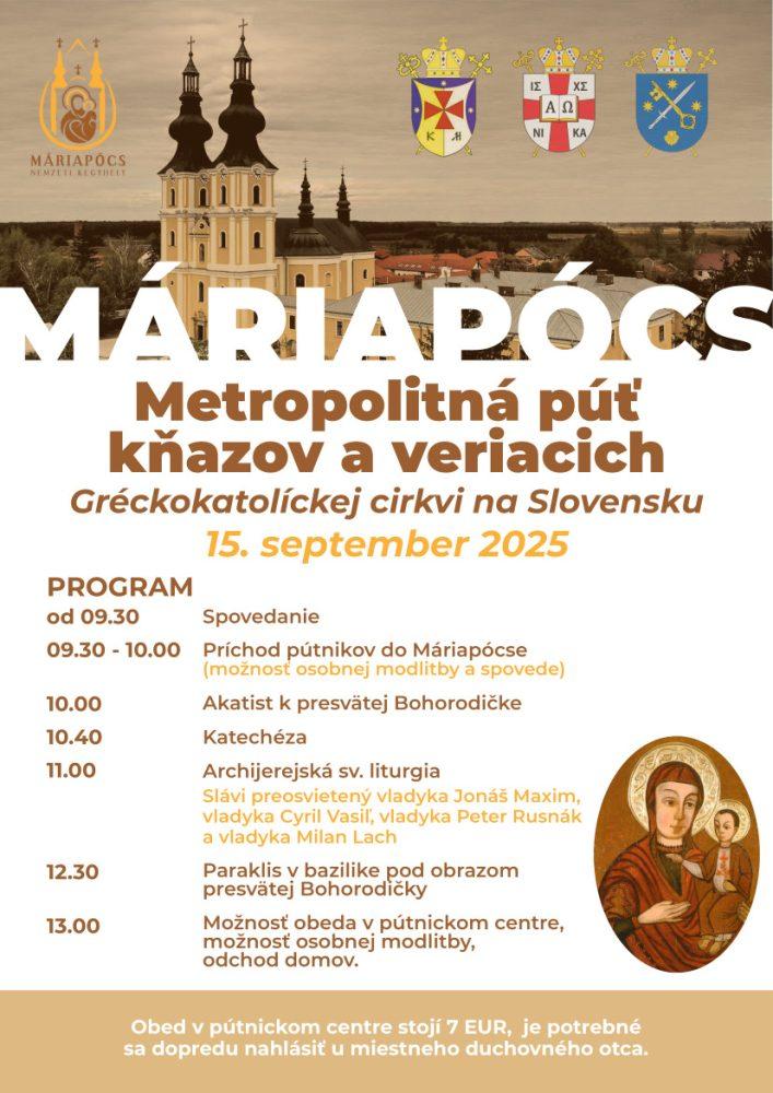 Máriapócs, metropolitna put, plagat