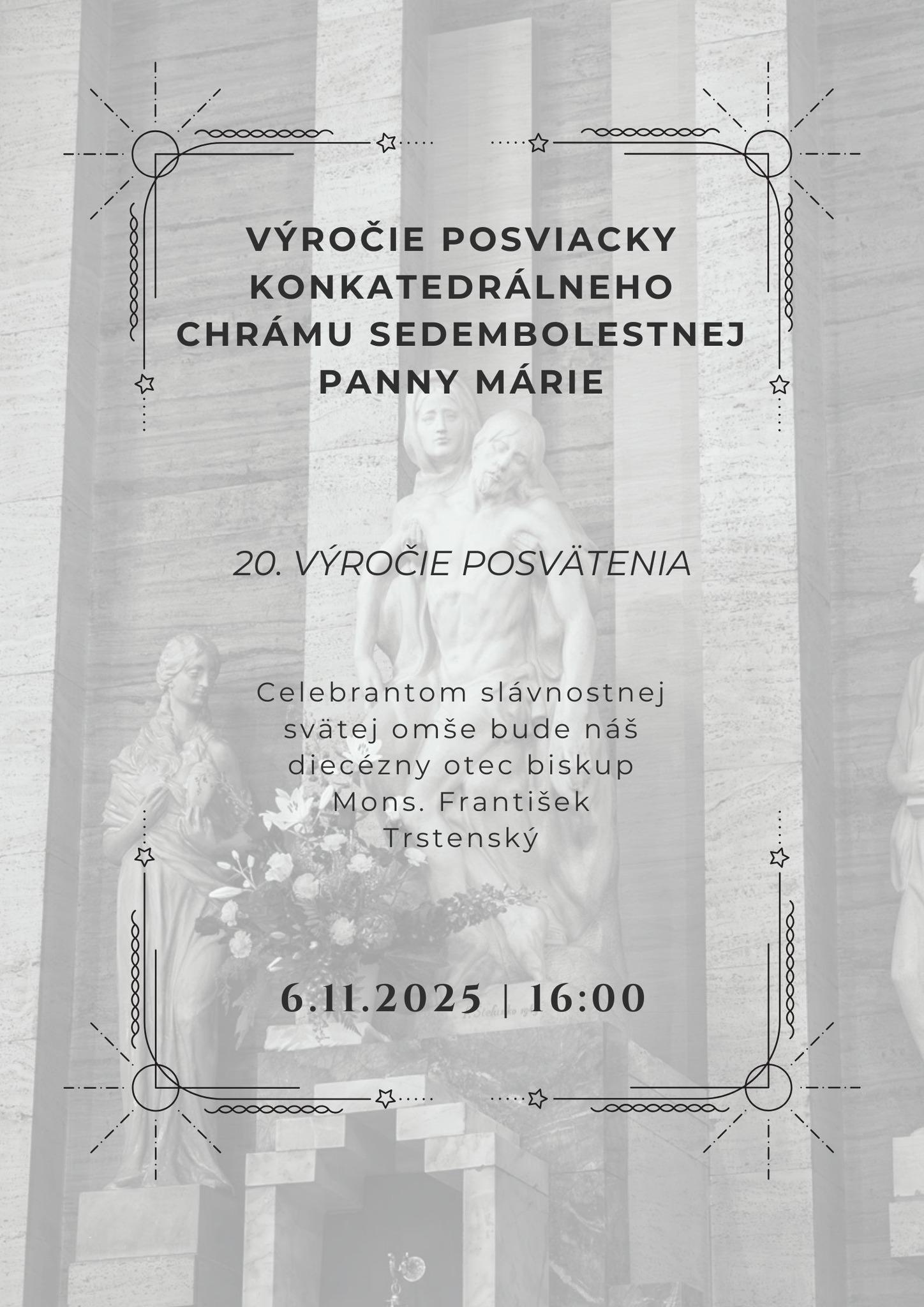 Poprad, konkatedrála, plagat