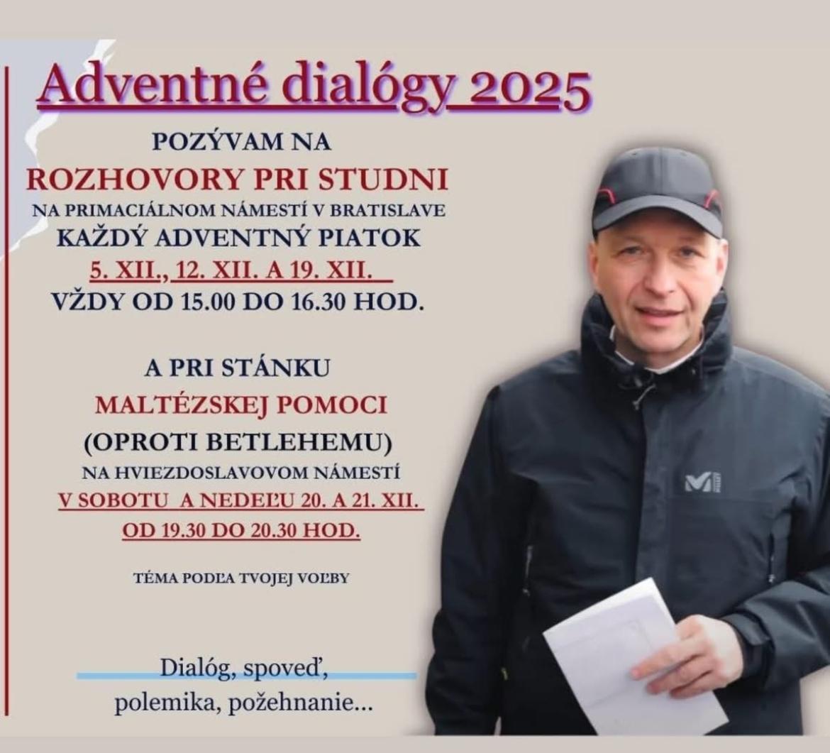 Bratislava, biskup, Haľko, plagát, advent, 2025