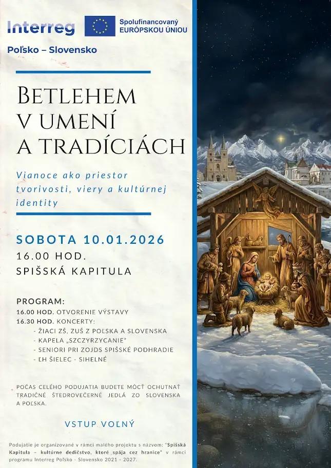 Spišská Kapitula, plagát, betlehem