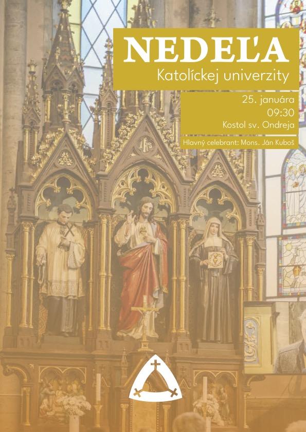 Ružomberok, Nedeľa Katolíckej univerzity, plagat