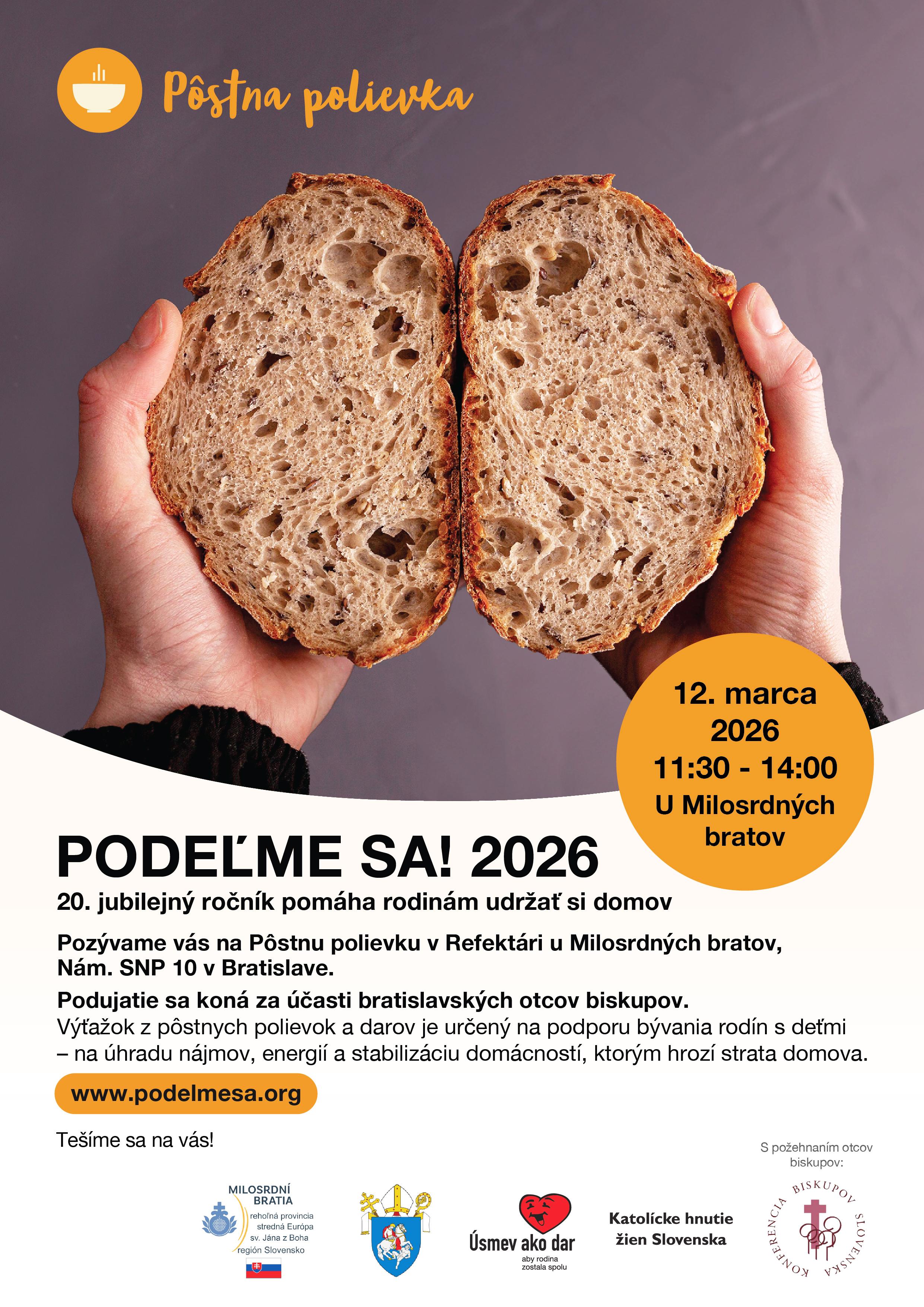 Bratislava, postna polievka, plagat