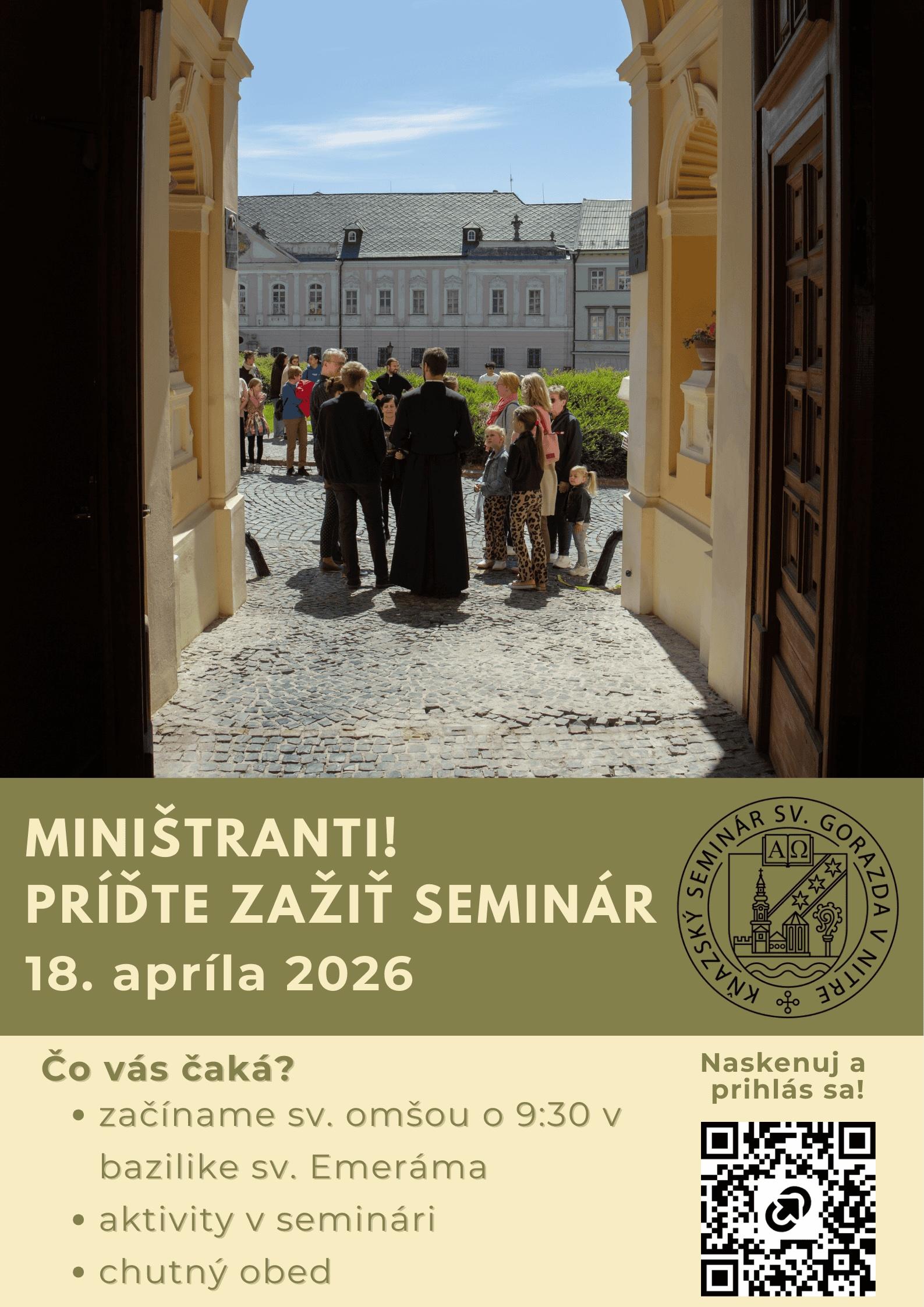 Nitra, den otvorenych dveri, seminar, 2026, plagat