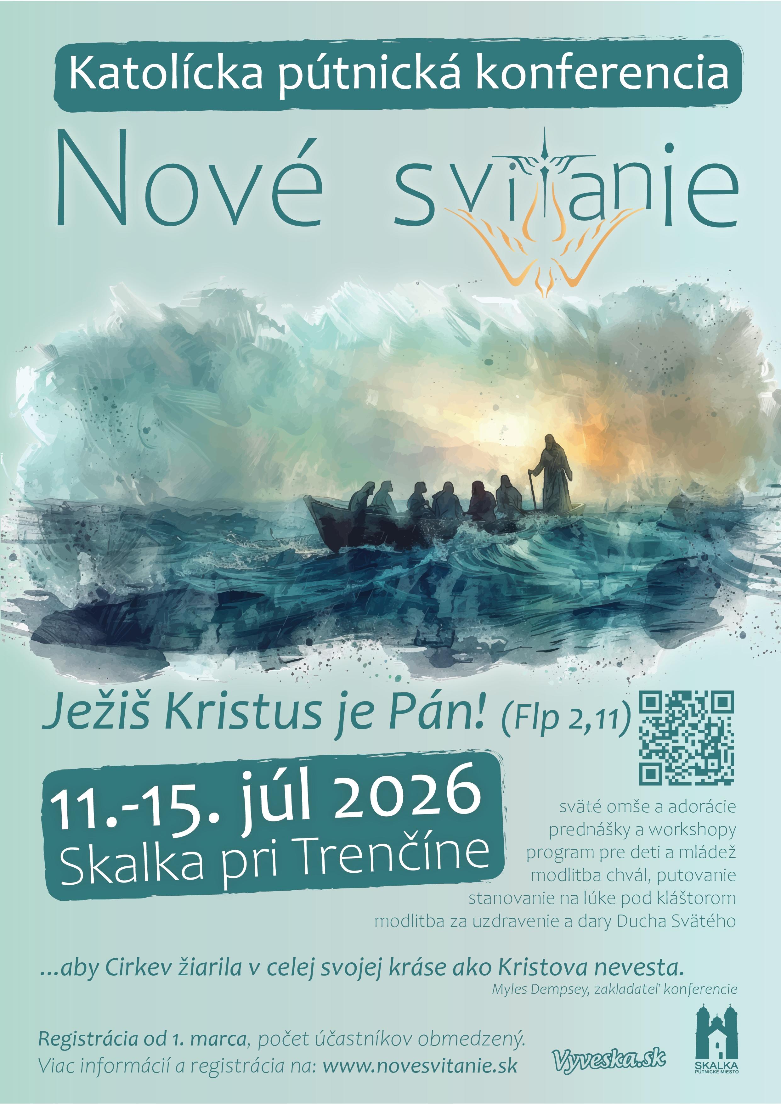 Nové svitanie, plagat, 2026