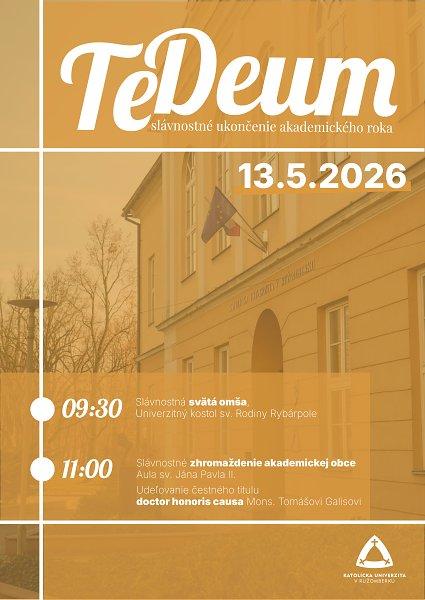 Ružomberok, KU, Te deum, plagat