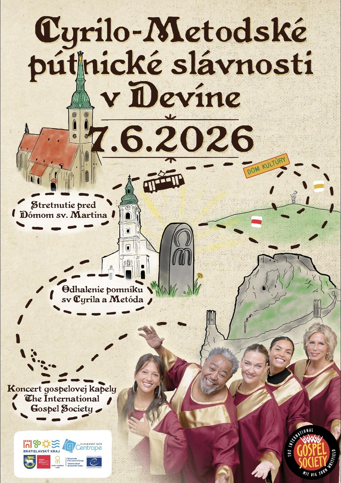 Devín, Cyril, Metod, plagat 1