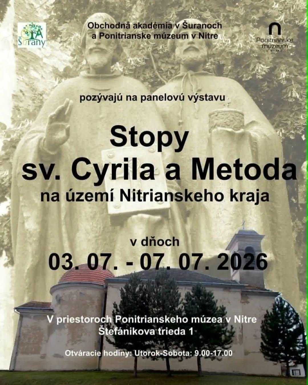 Nitra, vystava, Cyril, Metod