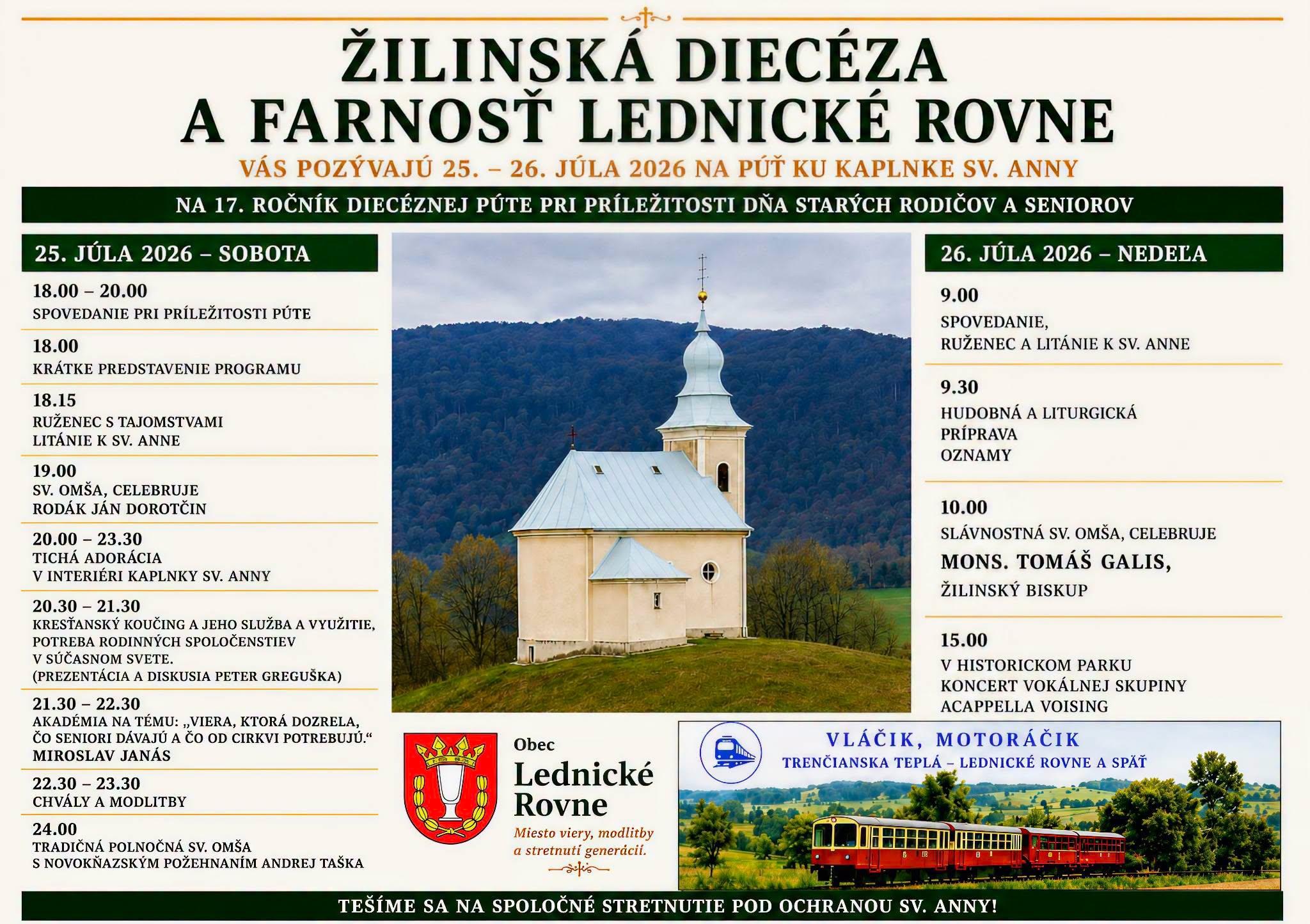 Lednicke Rovne, put