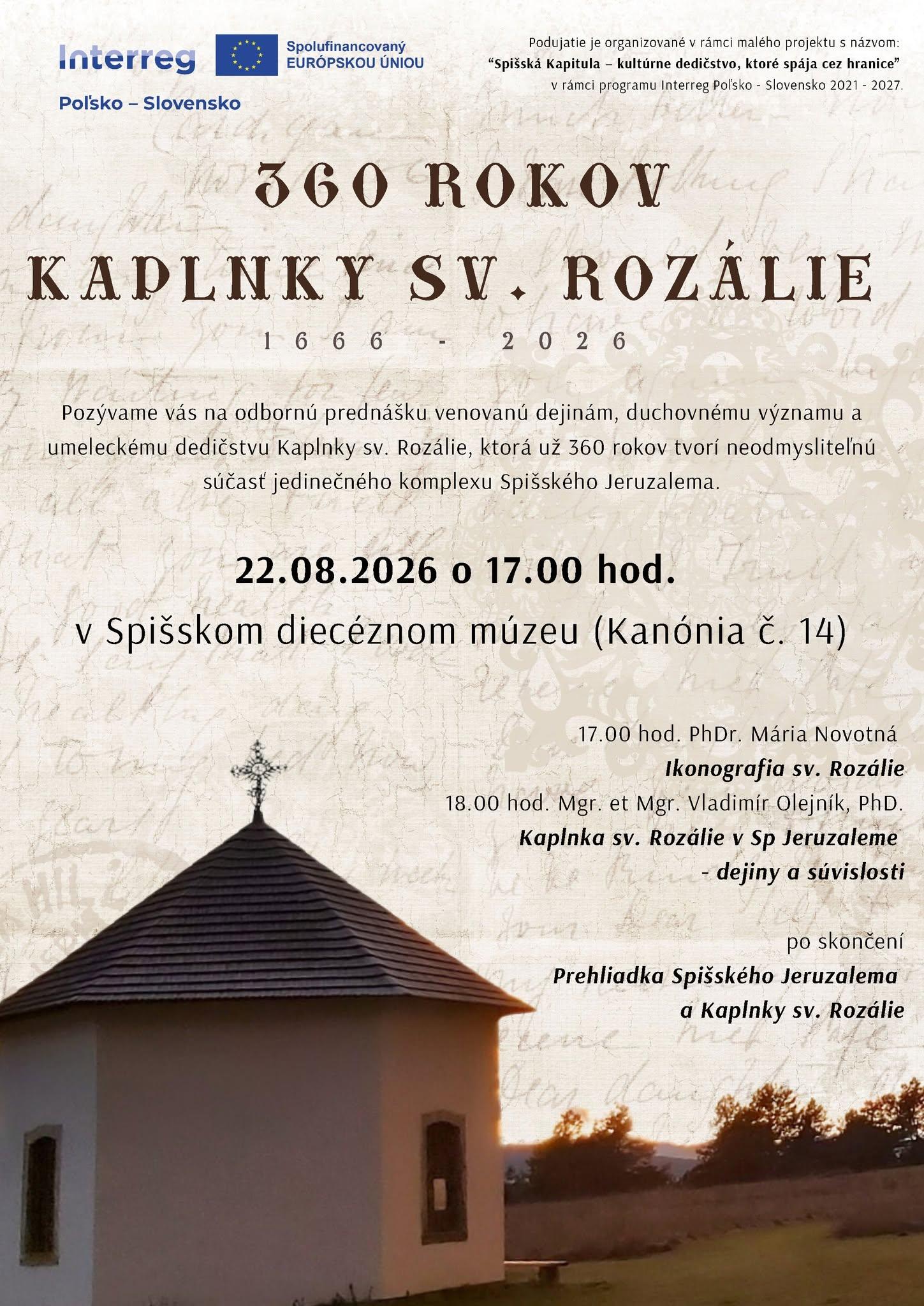 Spišská Kapitula, Rozália, plagát