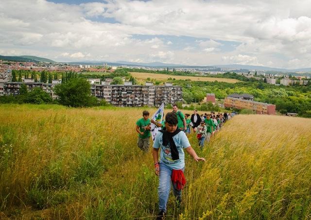 Luník, Rómovia, tábor