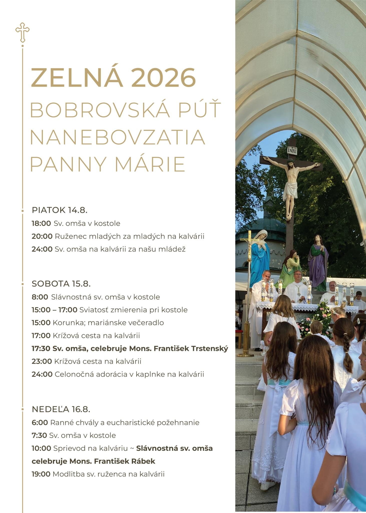 Bobrov, púť, plagát, 2026