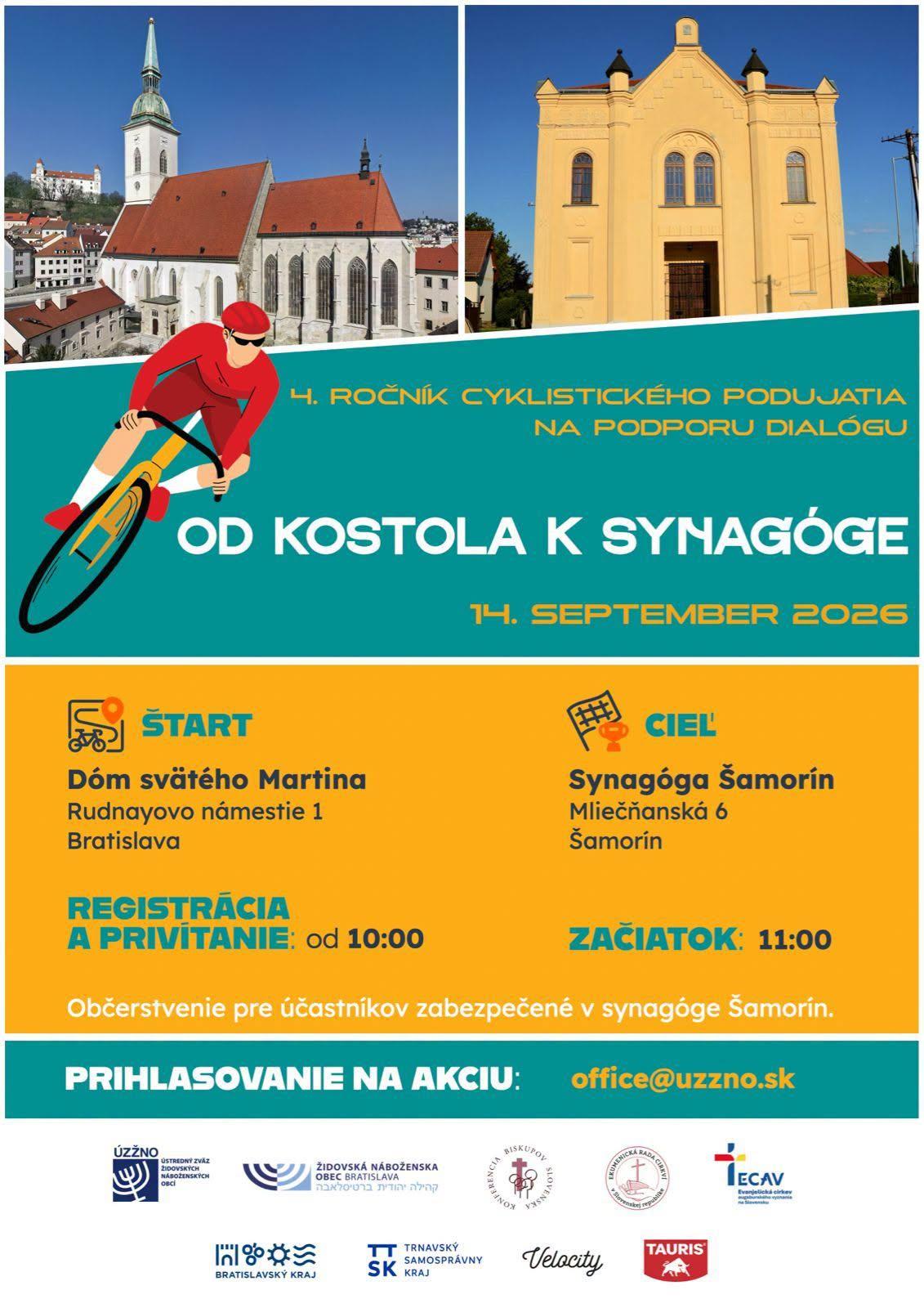 Bratislava, Šamorín, synagoga, plagat, 2026