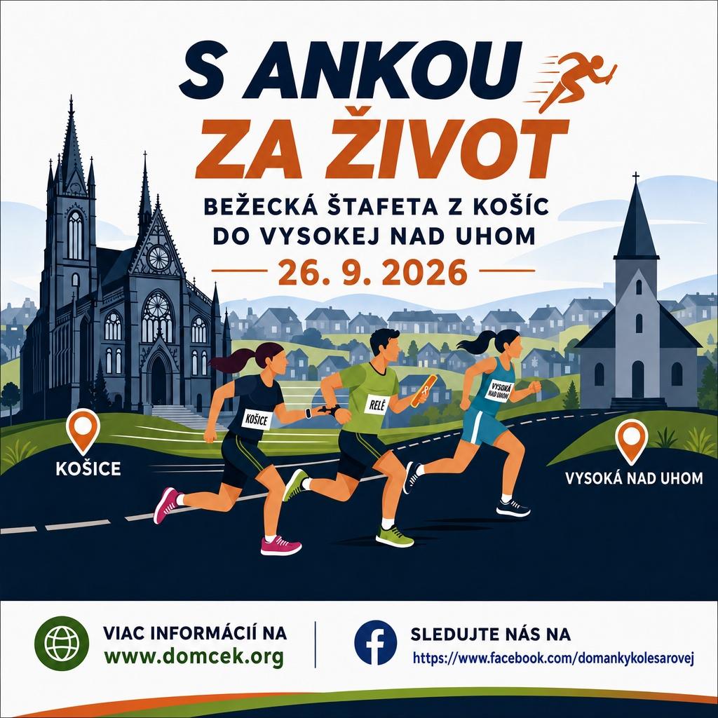 Kosice, S Ankou za zivot, plagat, 2026